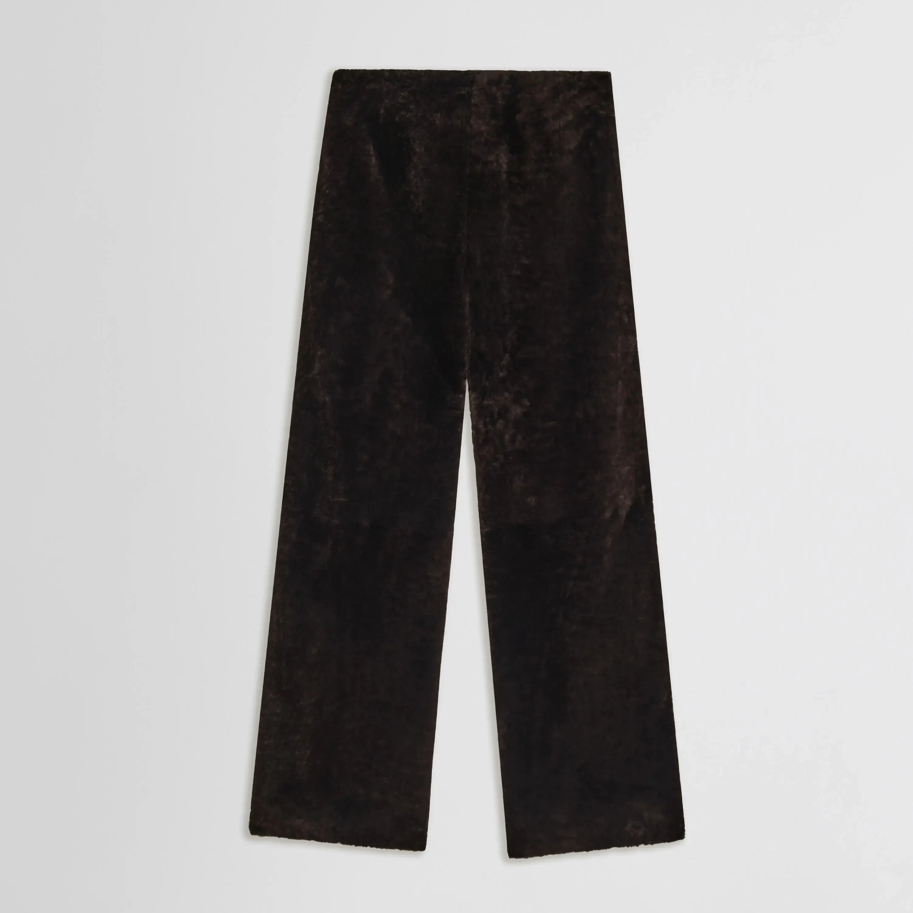 BUZZED TROUSERS | caviar shearling
