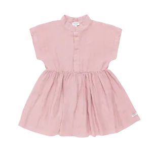 Byzou Linen Dress | Purple Violet
