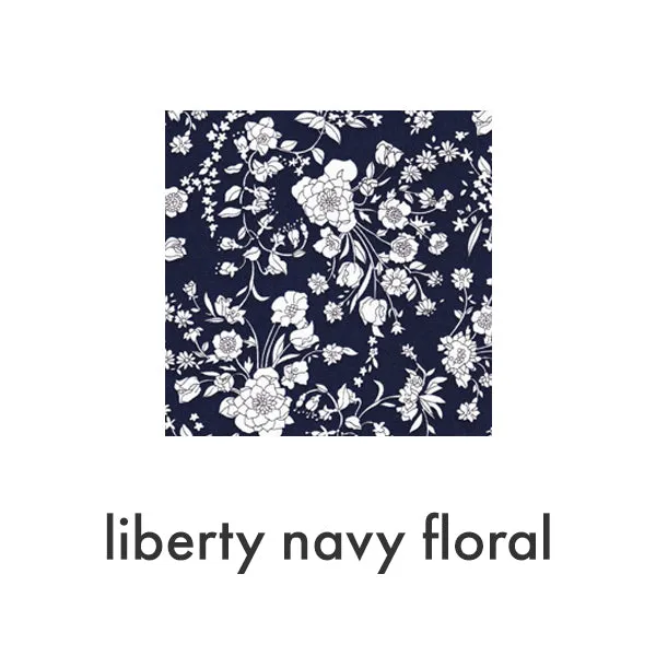 Caftan Dress Cafe Length in Liberty Midnight Ditsy