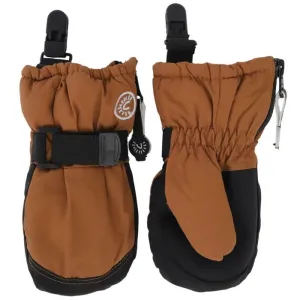 Calikids Kids Waterproof Winter Mittens in Ginger : Size 2 to 6 Years