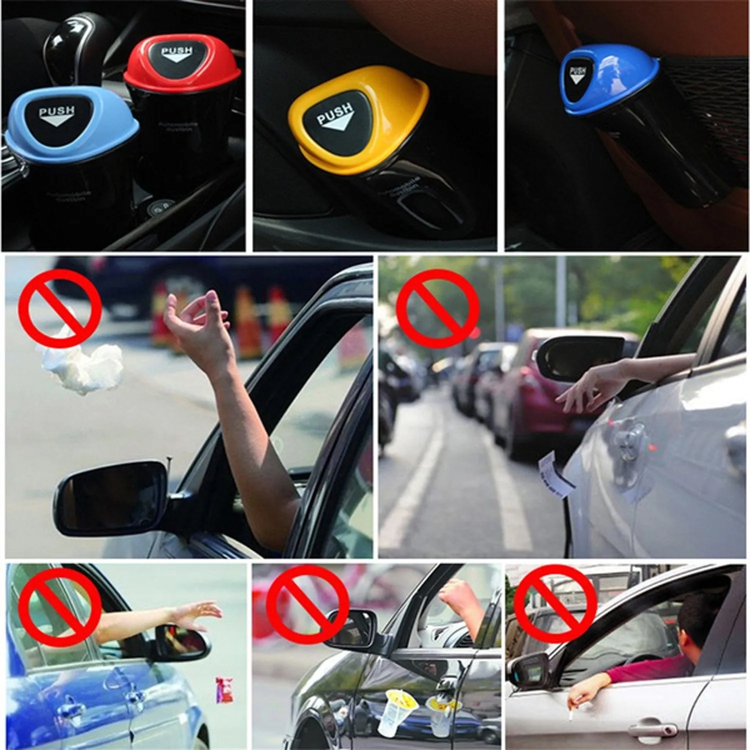 Can Big-value deals Holder Bin Mini Car Dustbin Bargain price Trash