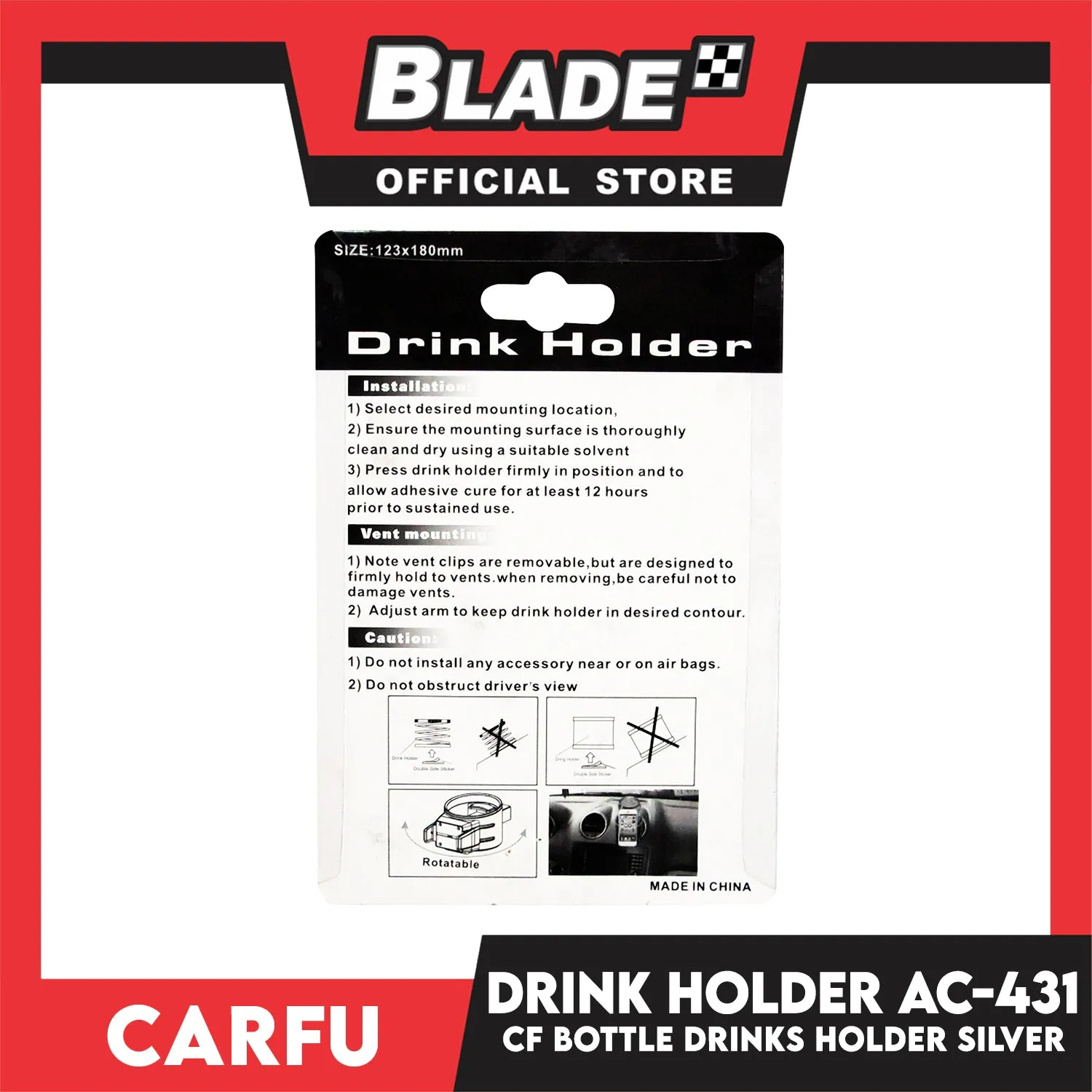 Carfu Drink Holder AC-431