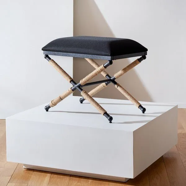 Carmelo Hemp Wrapped Ottoman Design: SFV2122B