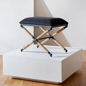 Carmelo Hemp Wrapped Ottoman Design: SFV2122B
