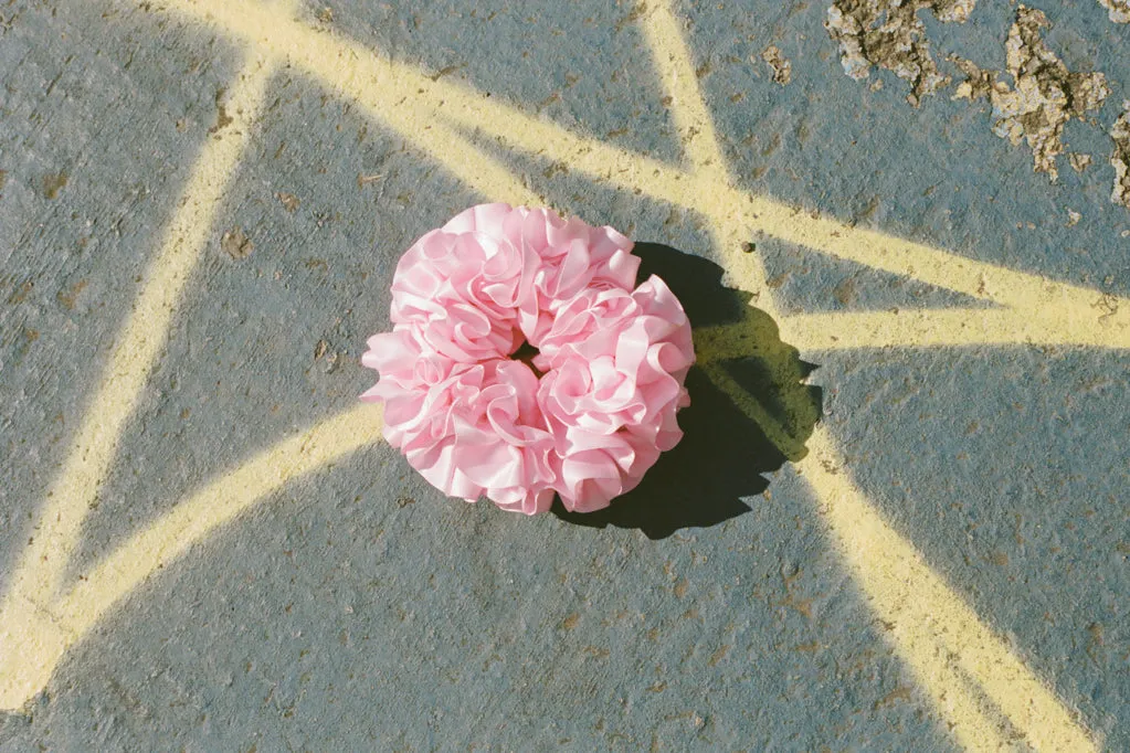 CARNATION SCRUNCHIE, LIPSTICK