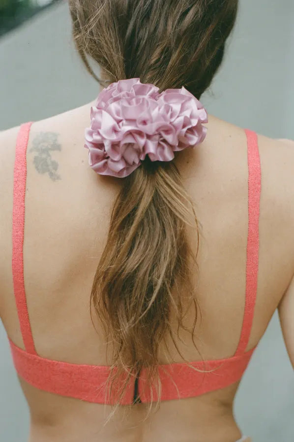 CARNATION SCRUNCHIE, ROSE