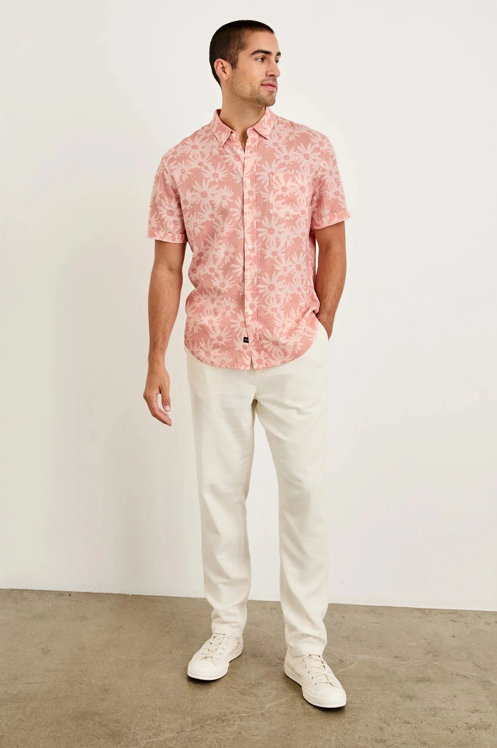CARSON SHIRT (PERENNIAL PINK) - RAILS