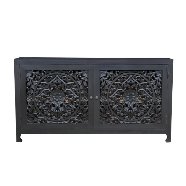 Carved Buffet in black