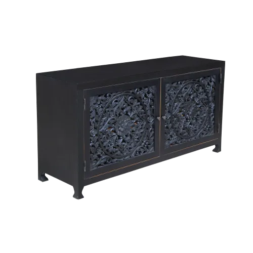 Carved Buffet in black