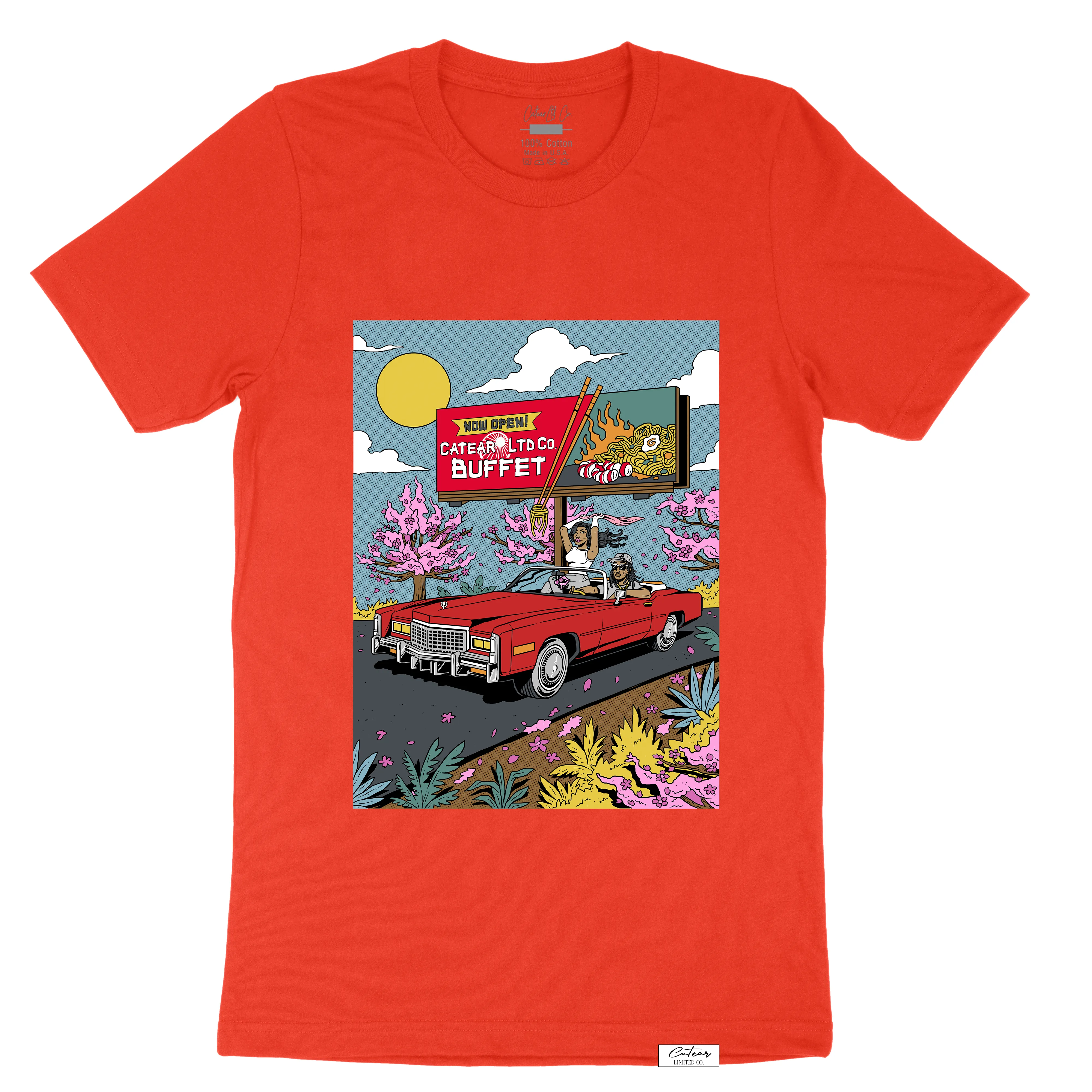 CATEAR BLOSSOMING ON THE SCENE TEE
