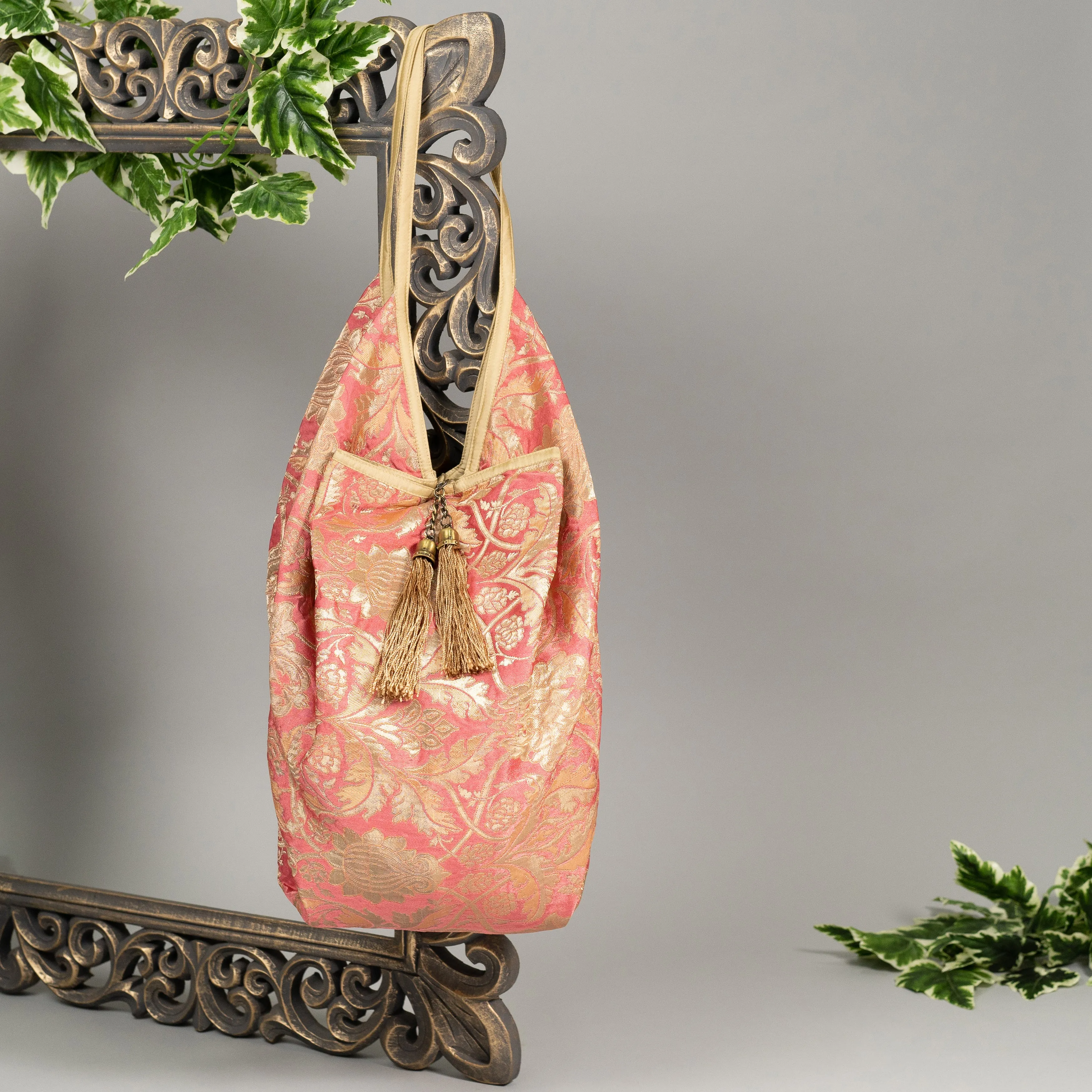 Celestial Pink | Banaras Jhola