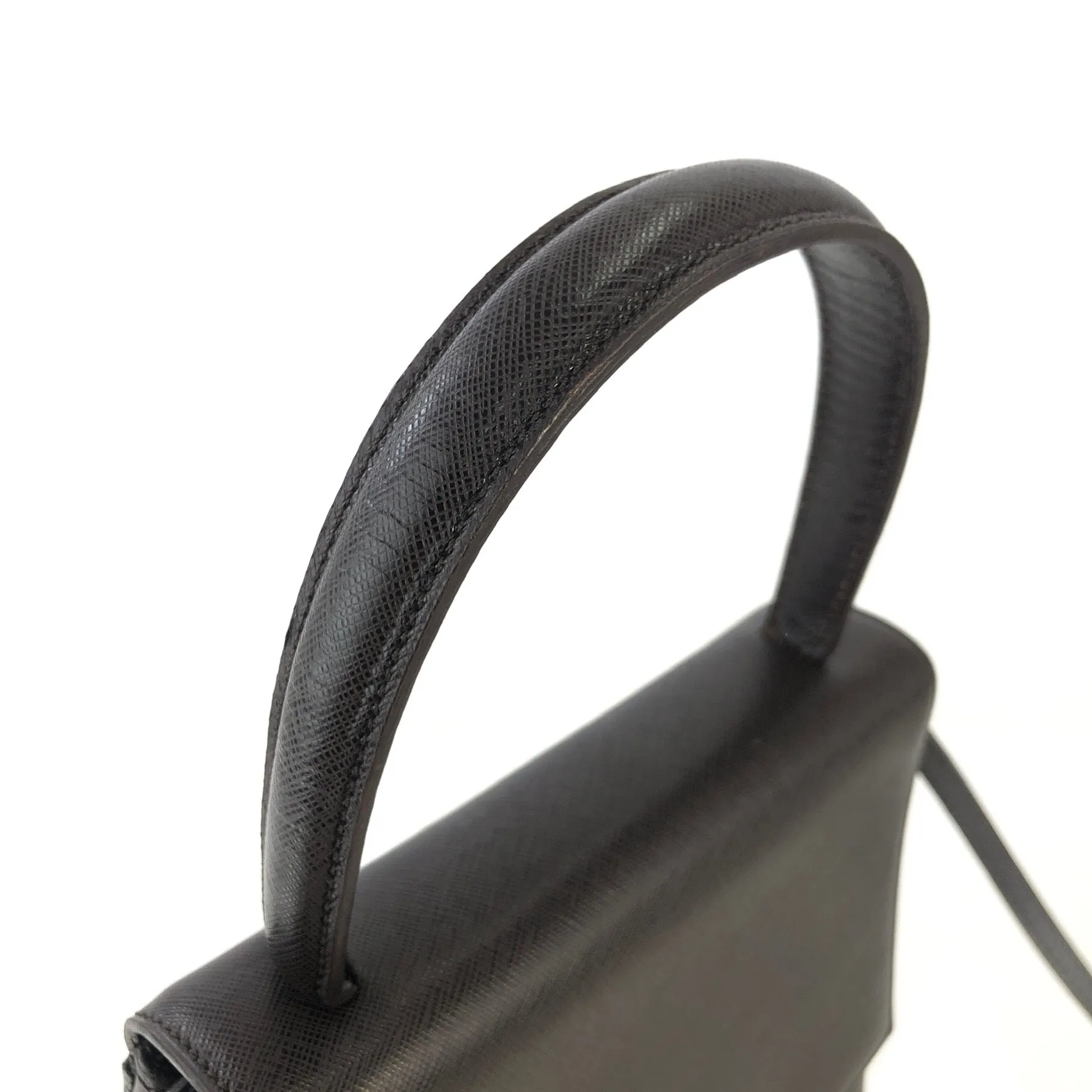 CELINE Triomphe Leather 2way shoulder bag Brown Vintage Old Celine wne7kc