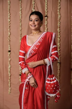 Chandni Laal Potli Bag