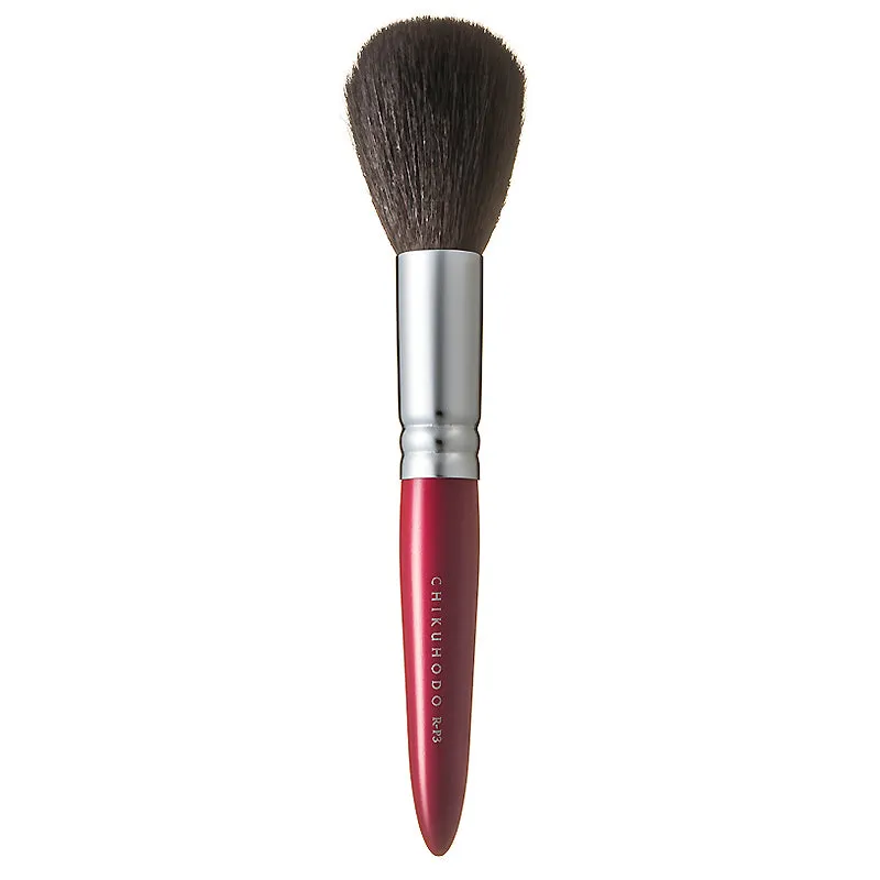 Chikuhodo Powder Brush, Regular Series (R-P3 Black, RR-P3 Red)