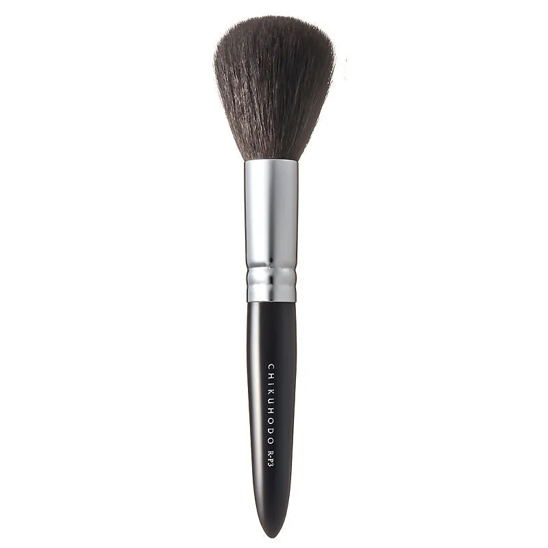 Chikuhodo Powder Brush, Regular Series (R-P3 Black, RR-P3 Red)