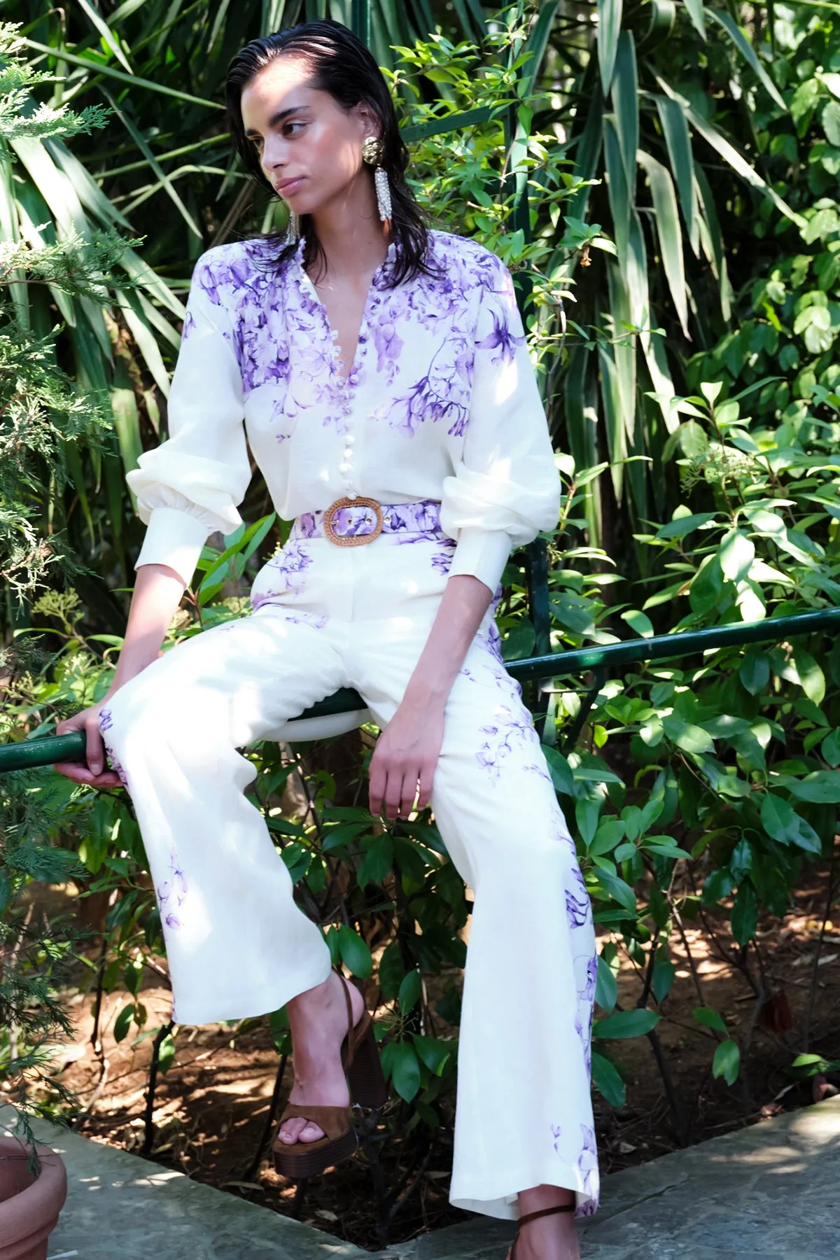 Chloris Shirt - Purple
