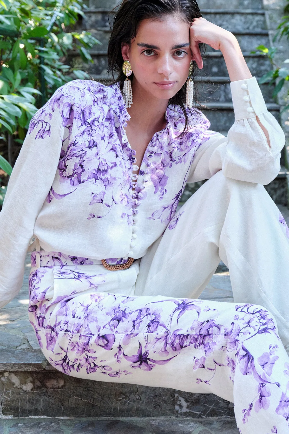 Chloris Shirt - Purple