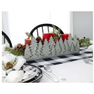Christmas Tree Galvanized Tray (Case of 10)
