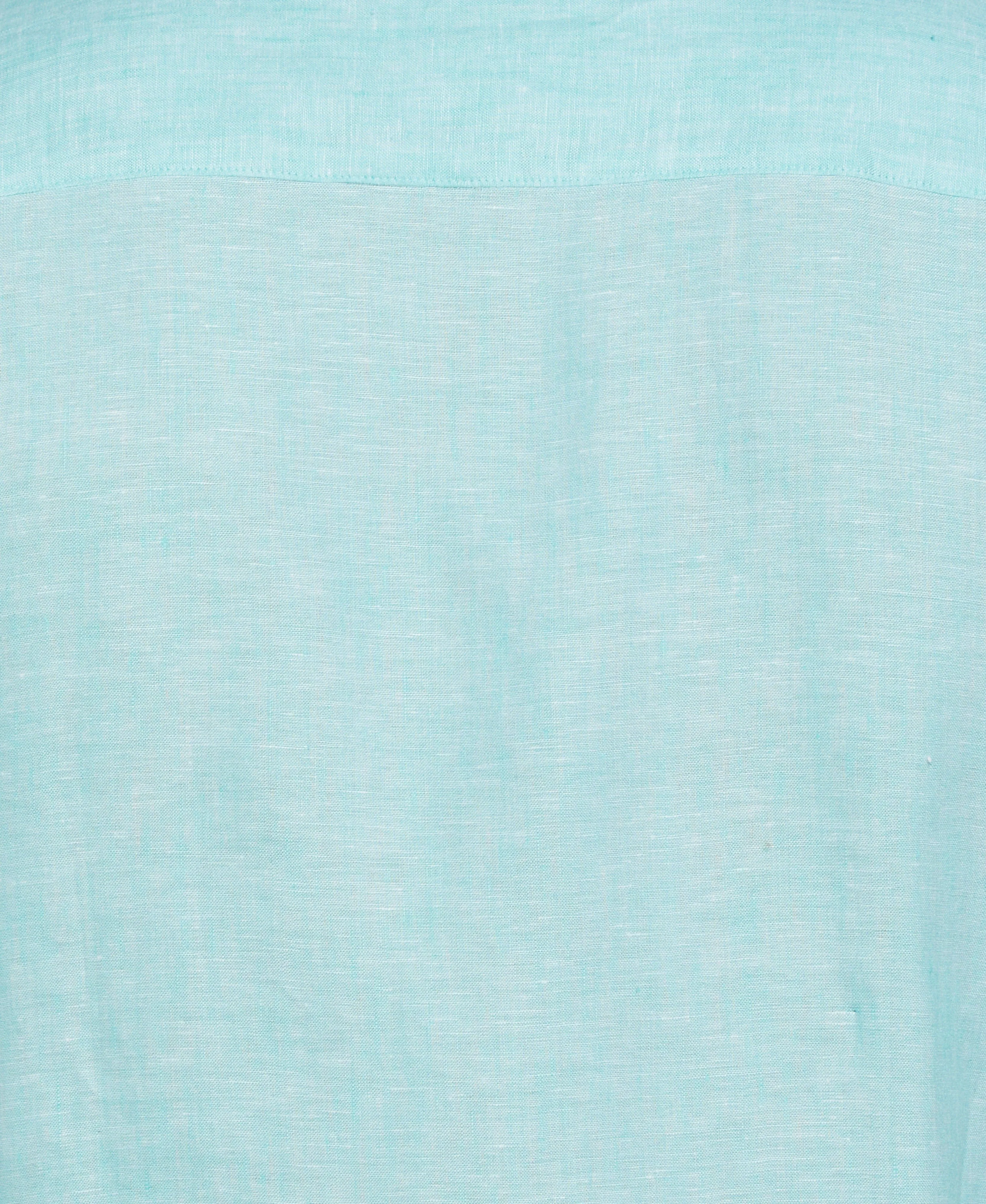 Classic Two-Tone Linen Shirt