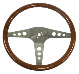 CLASSIC WOOD STEERING WHEEL - BUS