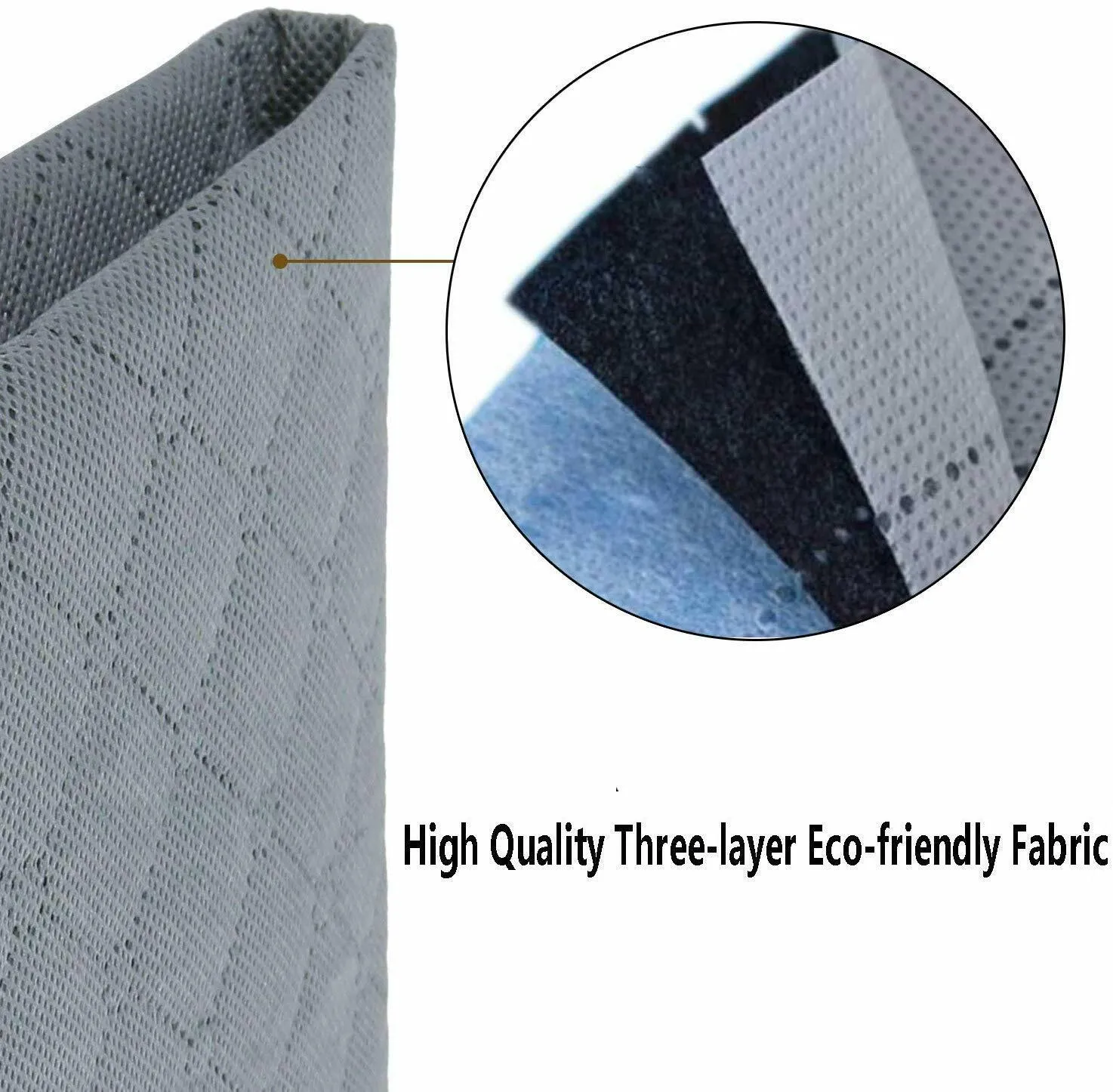 Clothes Quilt Blanket Storage  Charcoal Bamboo 90L * 2 Style