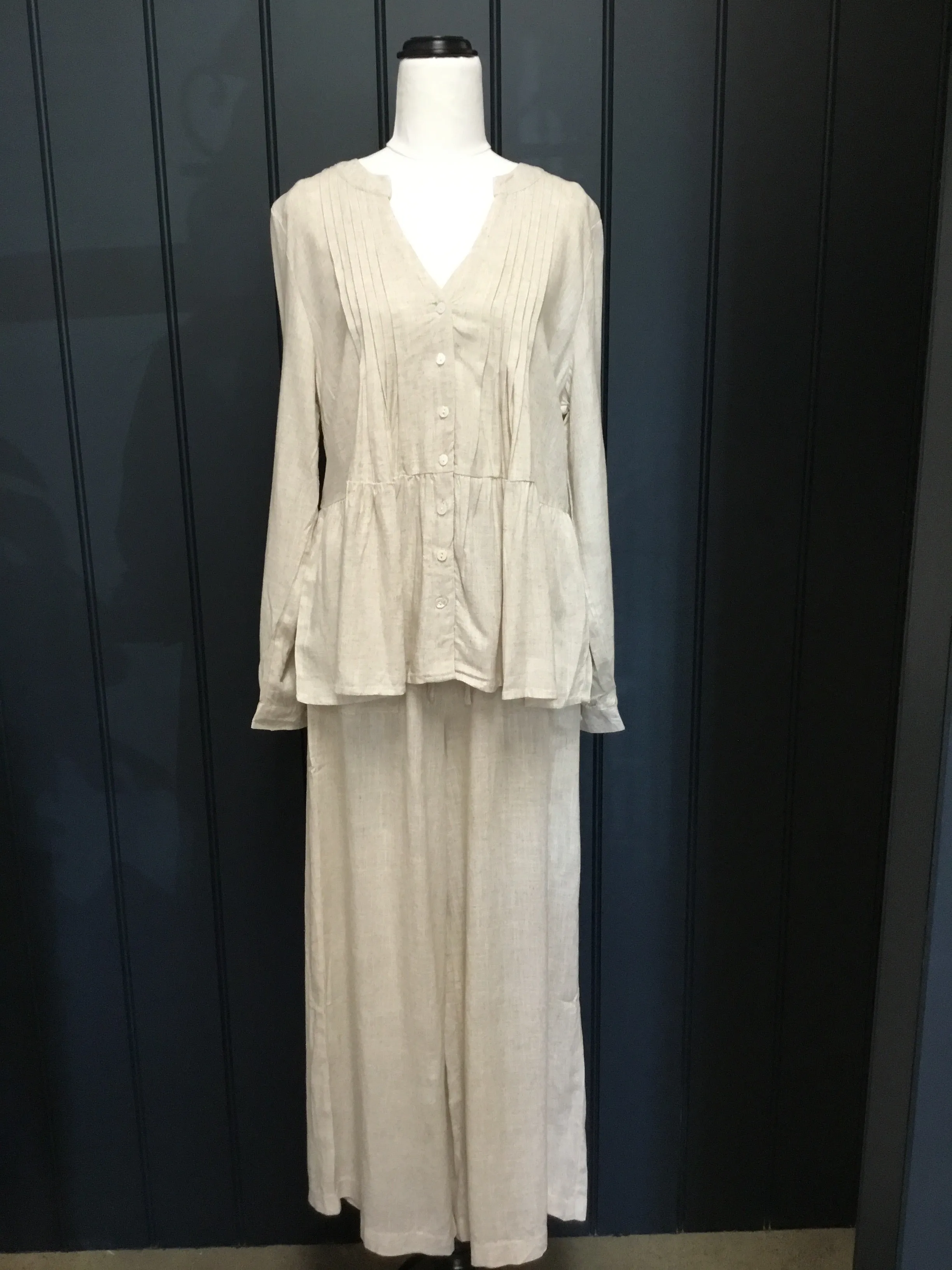 Coastal Drift Linen Pants