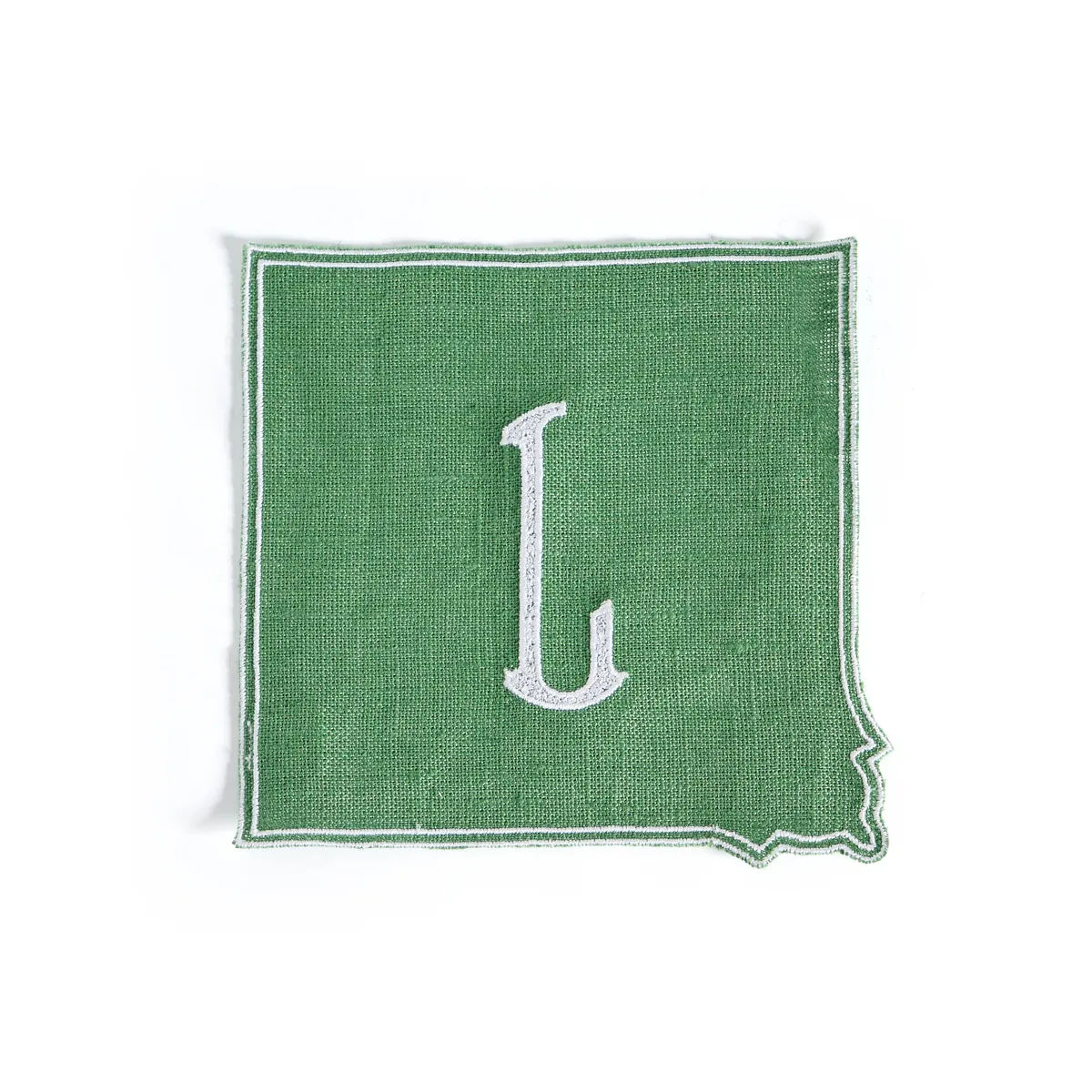 Cocktail Napkins by La Gallina Matta, Italy - Cake Corner - Monogram