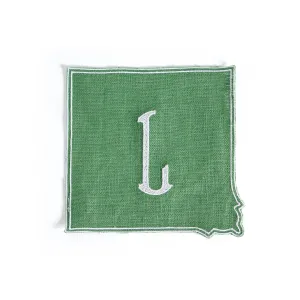 Cocktail Napkins by La Gallina Matta, Italy - Cake Corner - Monogram