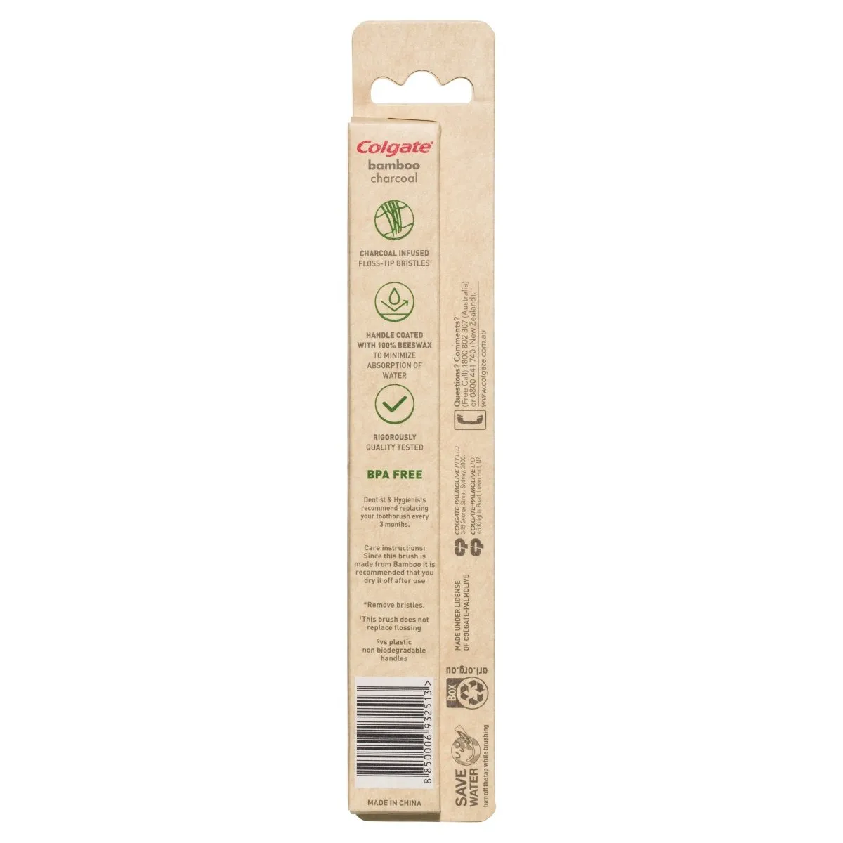 Colgate Bamboo Toothbrush 1 Pack