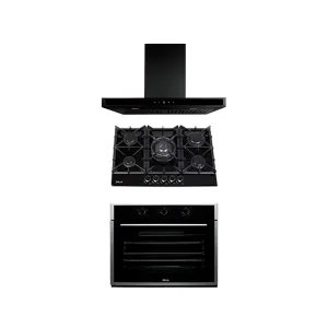 COMBO A PREMIUM - DRIJA - 76CM / 30” - VIDRIO(Estufa, Horno y Extractor).