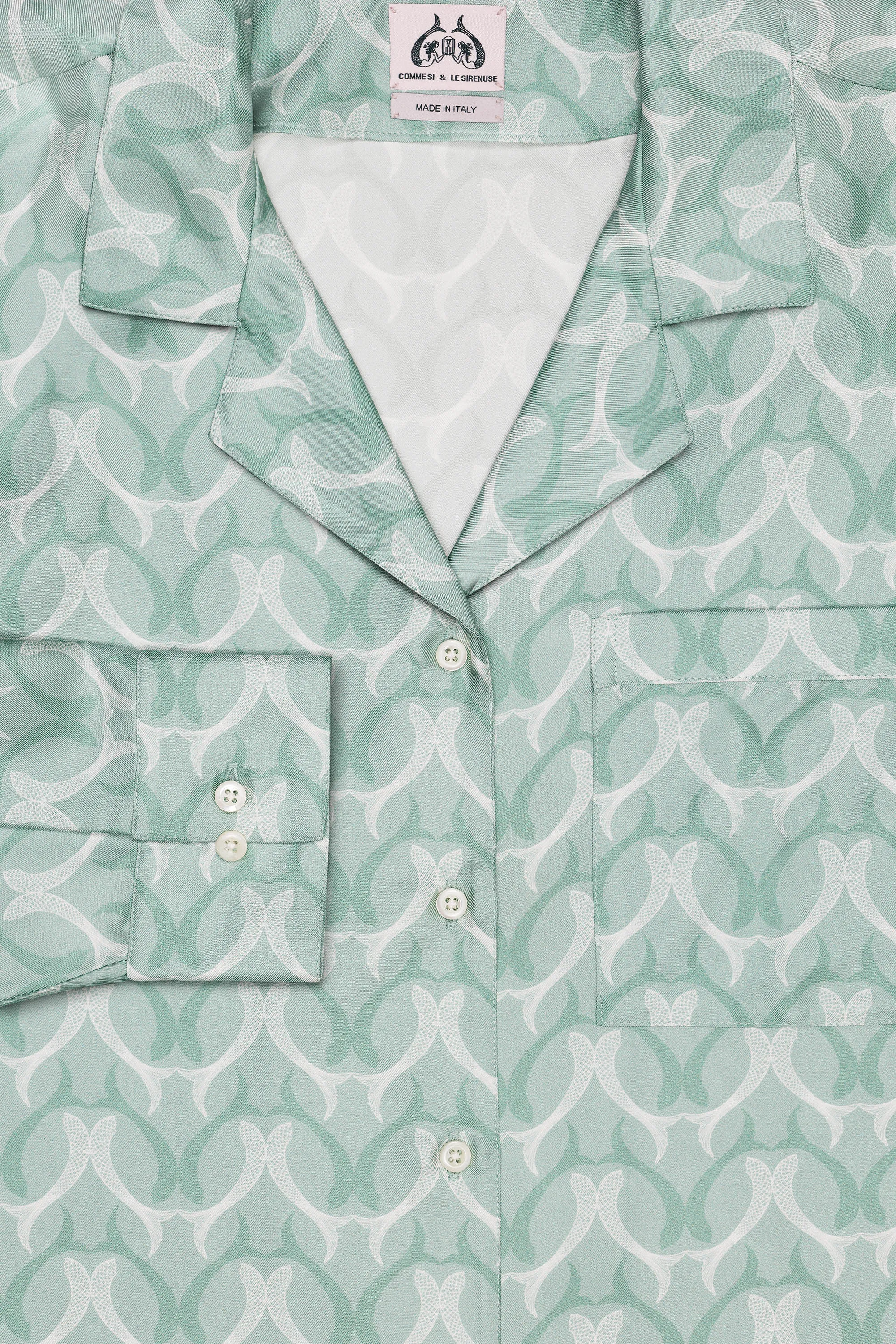 Comme Si & Le Sirenuse, La Shirt Classica, Silk Twill