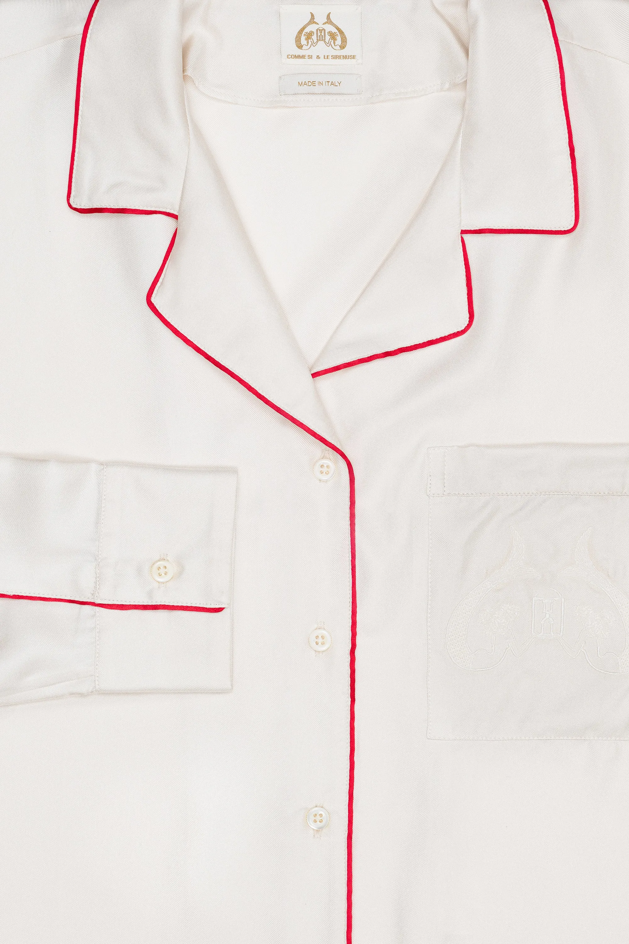 Comme Si & Le Sirenuse, La Shirt Classica, Silk Twill