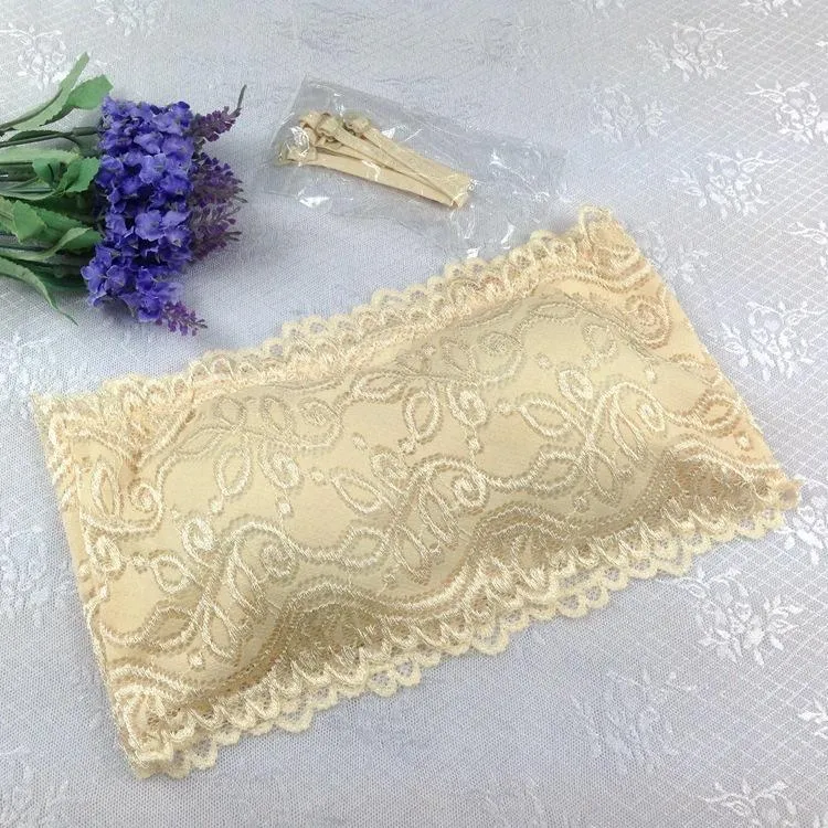Convertible Strapless Lace Tube Bralette