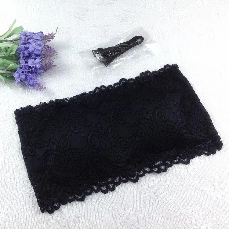 Convertible Strapless Lace Tube Bralette