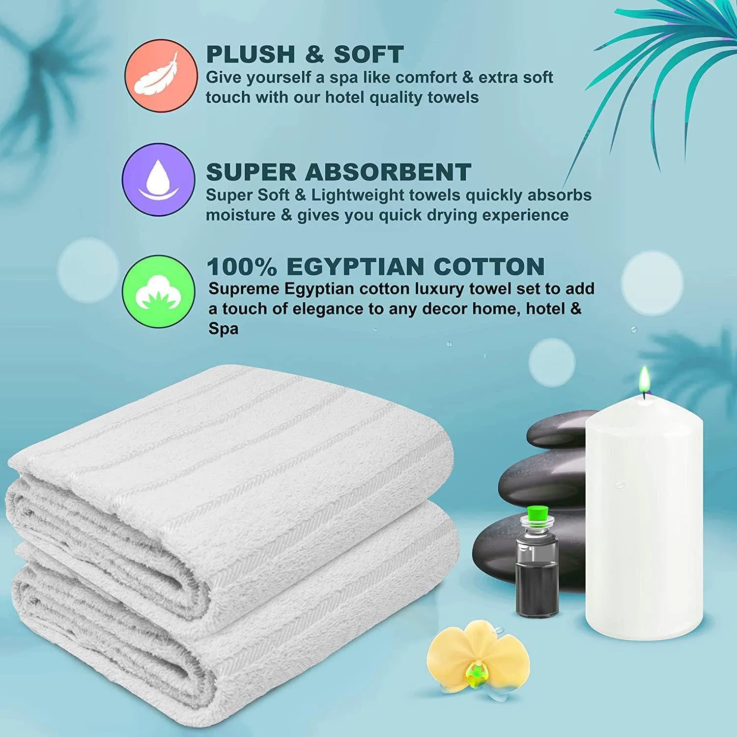 Cotton Grey Jumbo Bath Sheets Extra Large Thick Bathroom Towels