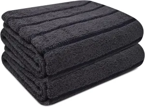 Cotton Grey Jumbo Bath Sheets Extra Large Thick Bathroom Towels