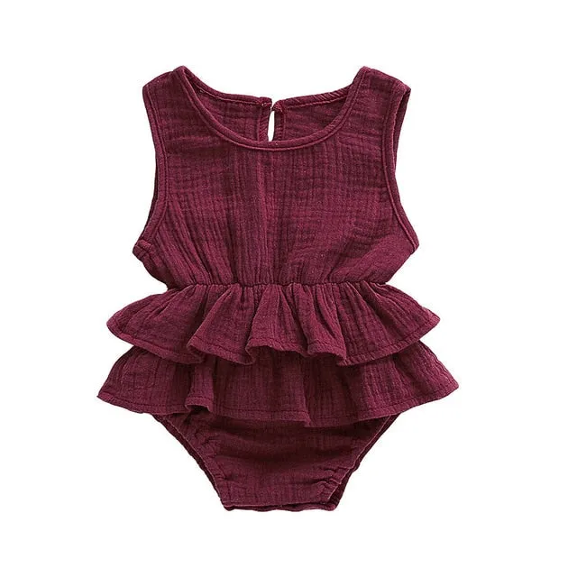 Cotton Linen Romper