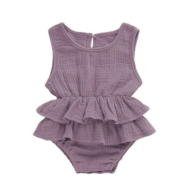 Cotton Linen Romper