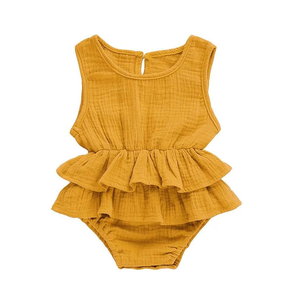 Cotton Linen Romper