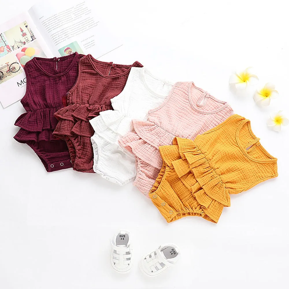 Cotton Linen Romper