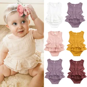 Cotton Linen Romper