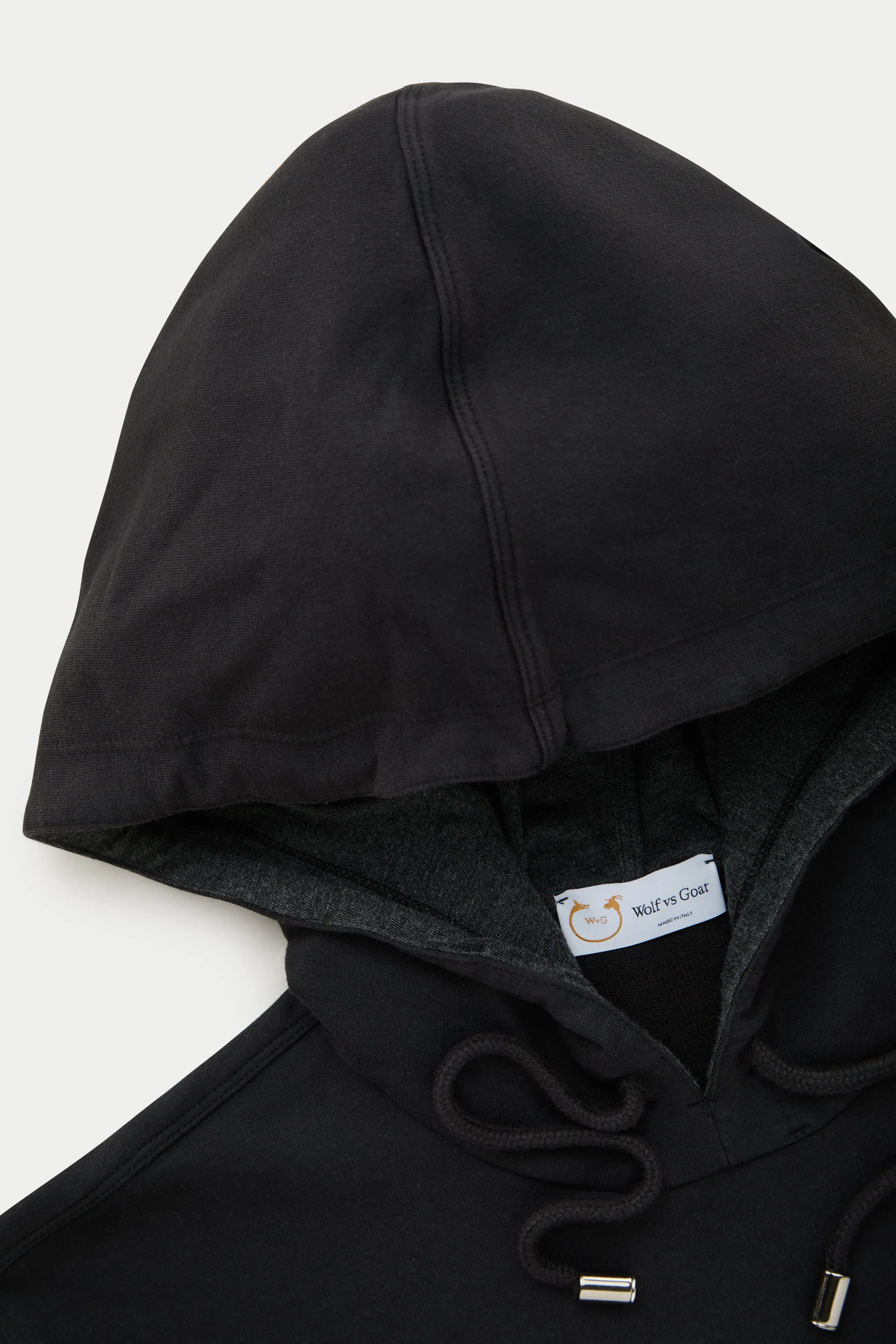 Cotton Modal Hoodie Black Beauty