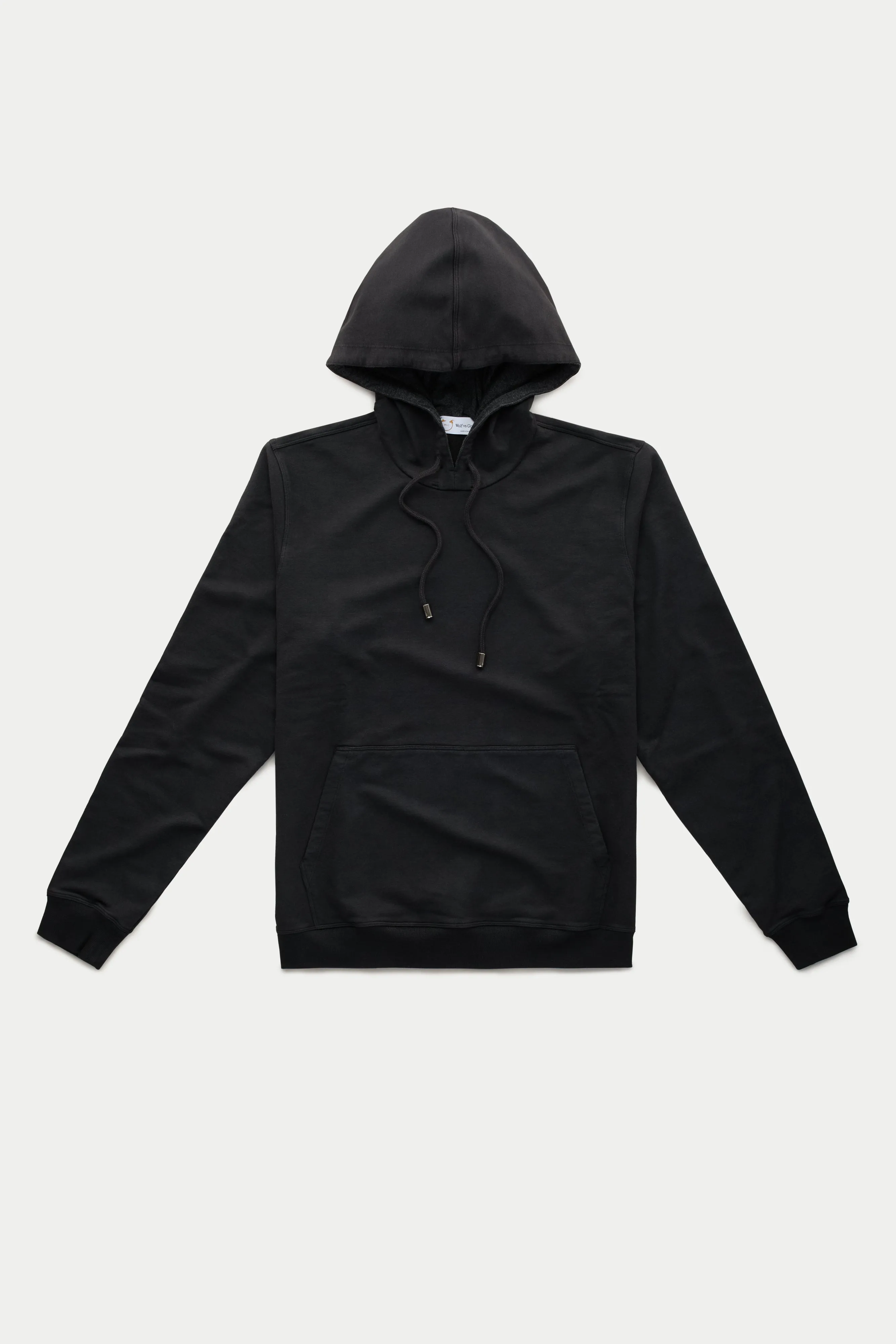 Cotton Modal Hoodie Black Beauty