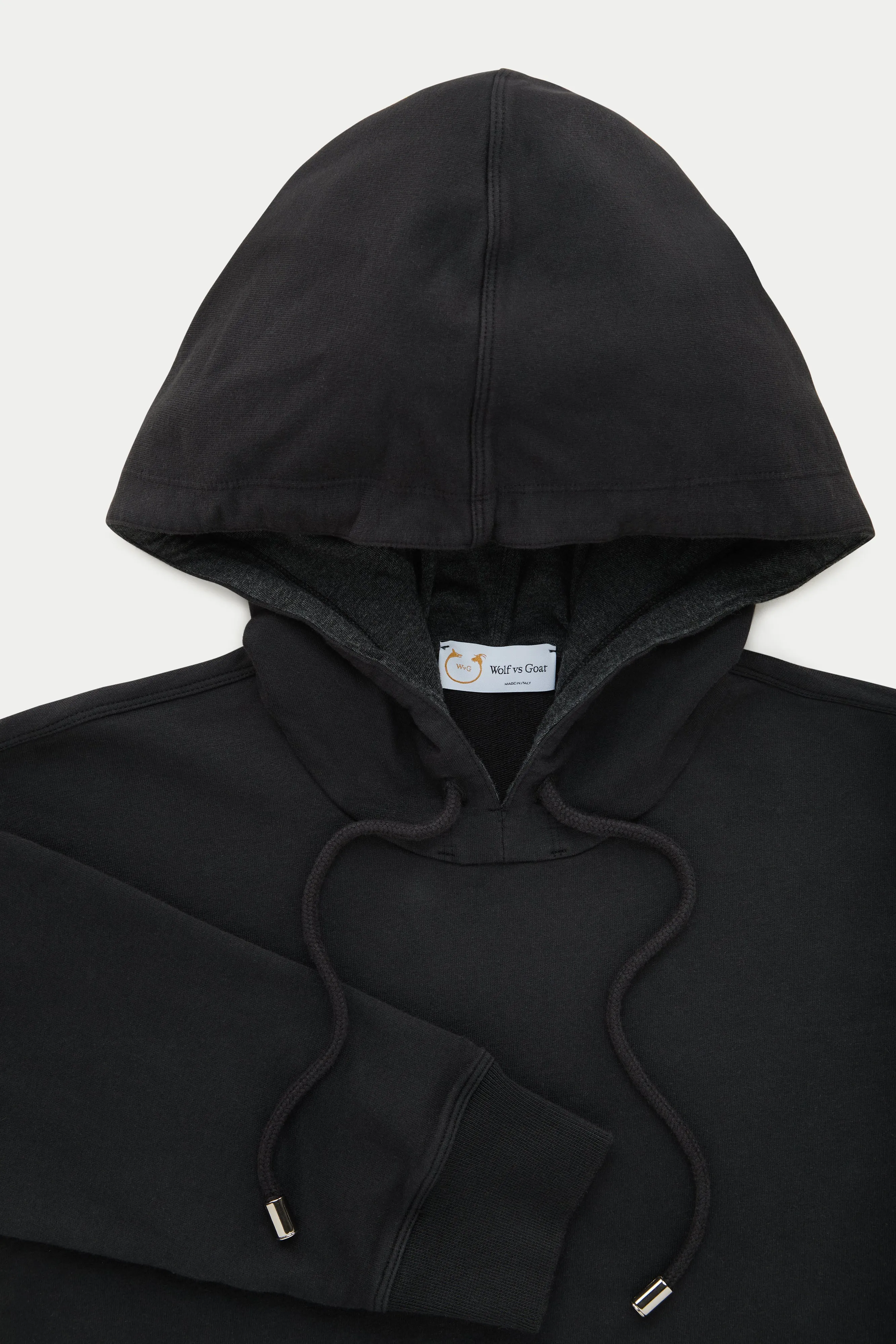 Cotton Modal Hoodie Black Beauty