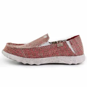 Couch Classic Woven Canvas Oat Red