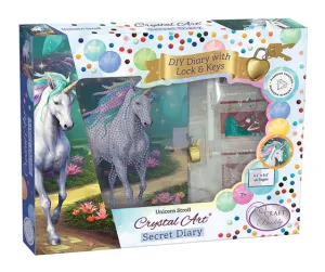 Craft Buddy Unicorn Stroll  Crystal Art Secret Diary Kit