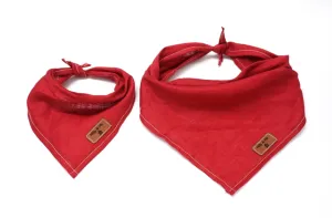 Cranberry - Pure Linen Bandana