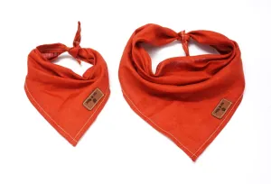 Crimson - Pure Linen Bandana