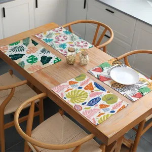 Custom Print Waterproof Linen Placemat
