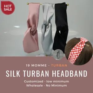Custom Wholesale Silk Turban Headband